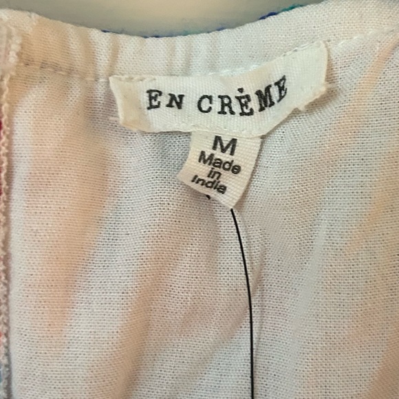 En Creme Pink and Blue Patterned Maxi Dress - Picture 6 of 6